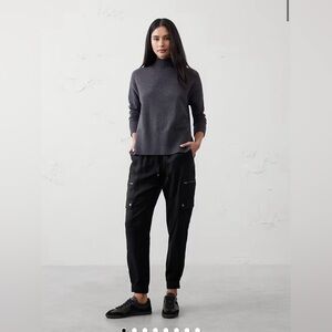 Banana Republic Black Cargo Joggers